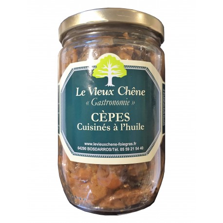 cèpes cuisinés