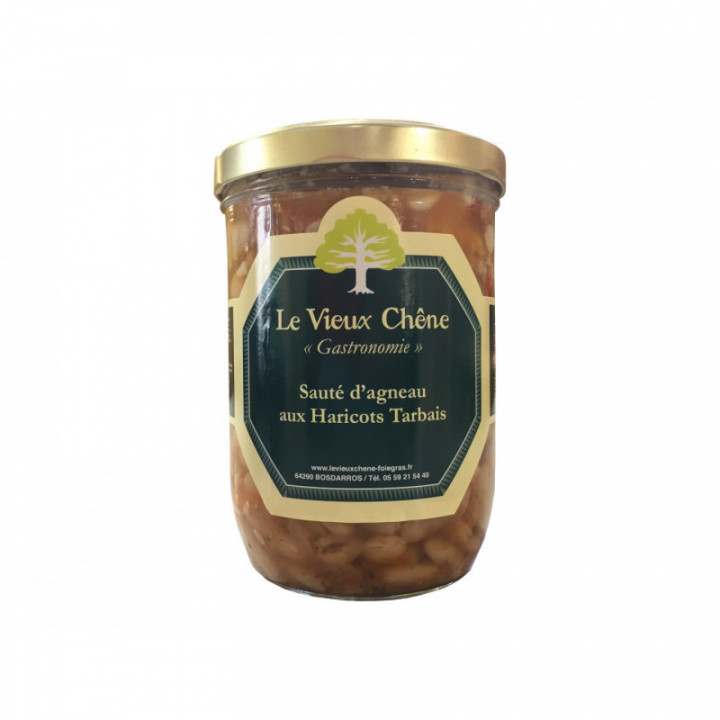 Sauté d'agneau aux Haricots Tarbais 750g
