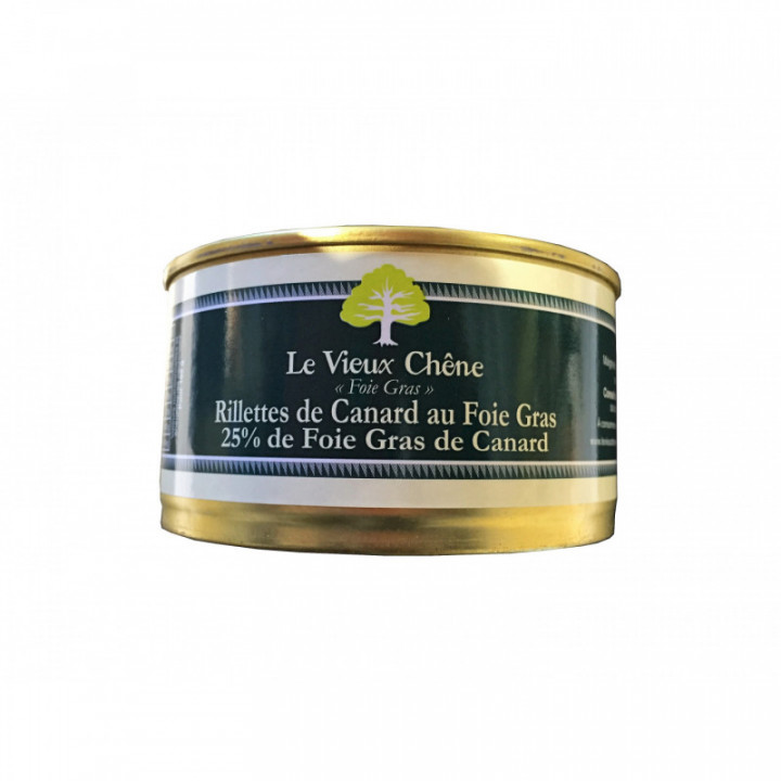 Rilettes de canard au foie gras 25% de Foie gras de canard