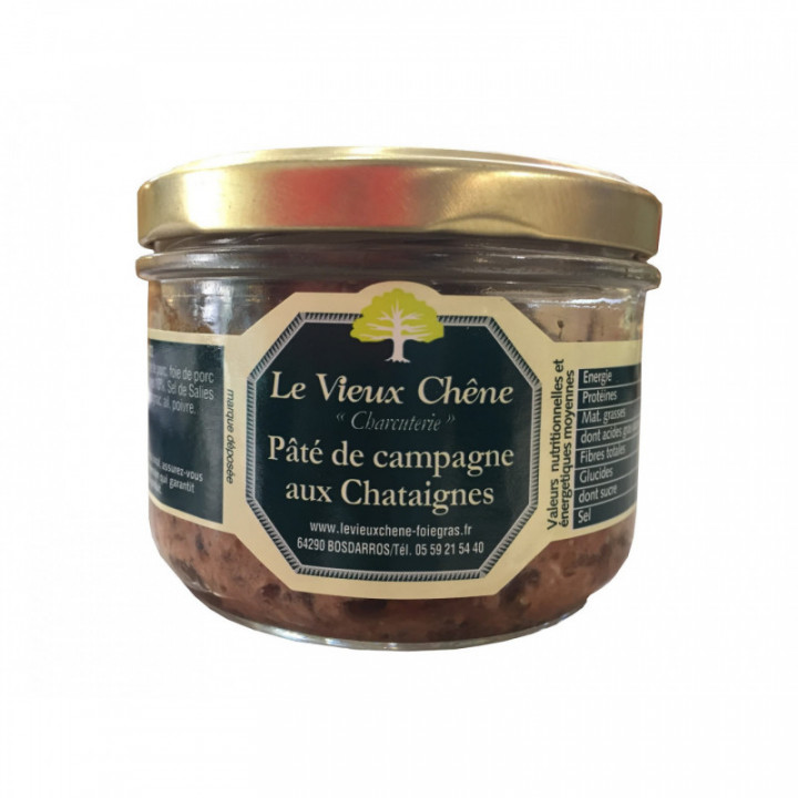 Pâté de campagne aux châtaignes bocal 180g