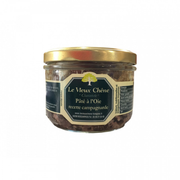Pâté à l'oie recette campagnarde 180g