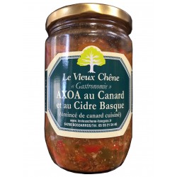 Axoa au canard et au cidre Basque (émincé de canard cuisiné)