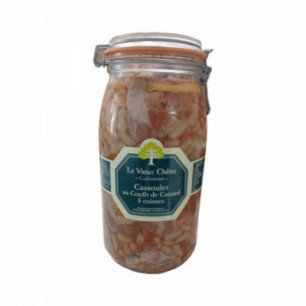 Cassoulet au confit de canard 5 cuisses BL 3200g