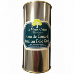 Cou de canard farci au foie gras 500g