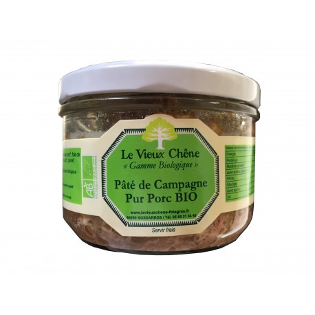 Pâté de campagne pur porc BIO