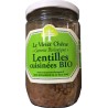 Lentilles cuisinées BIO