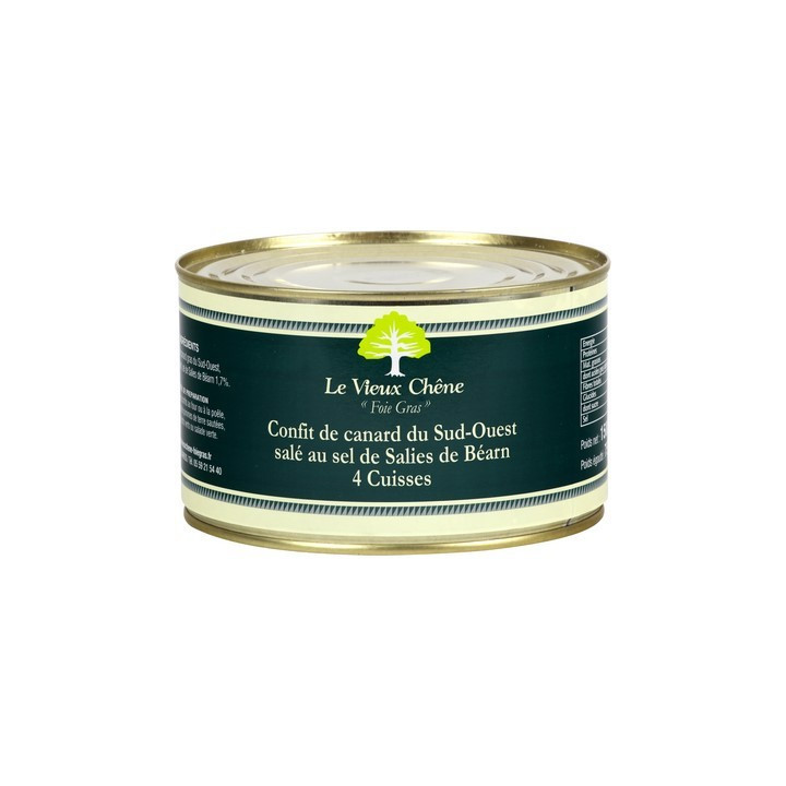 Confit de canard 2 cuisses du Sud Ouest