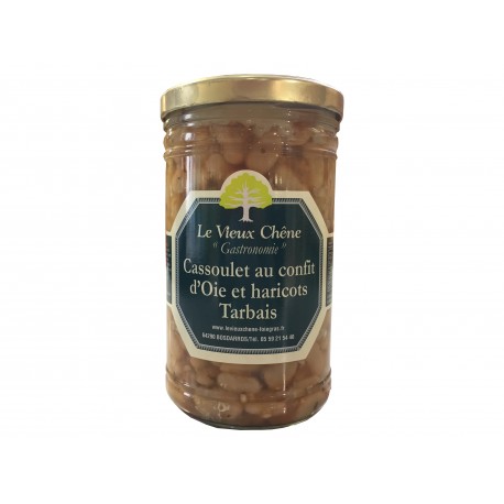 Cassoulet au confit d'oie et haricots tarbais 1000g