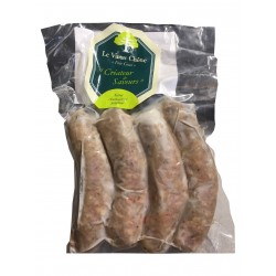 4 saucisses porc sous vide 