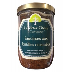 3 SAUCISSES AUX LENTILLES 750G