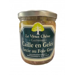 Caille en gelée farcie au foie gras entier 380g