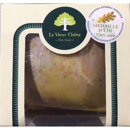 Foie gras de canard entier du Sud Ouest mi-cuit 400g