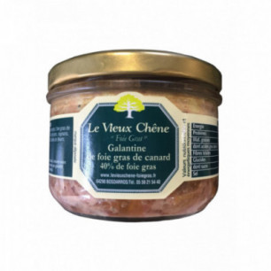 Galantine de foie gras de canard 40% de foie gras