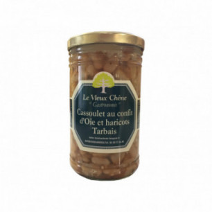 Cassoulet au confit d'oie et haricots tarbais 1000g